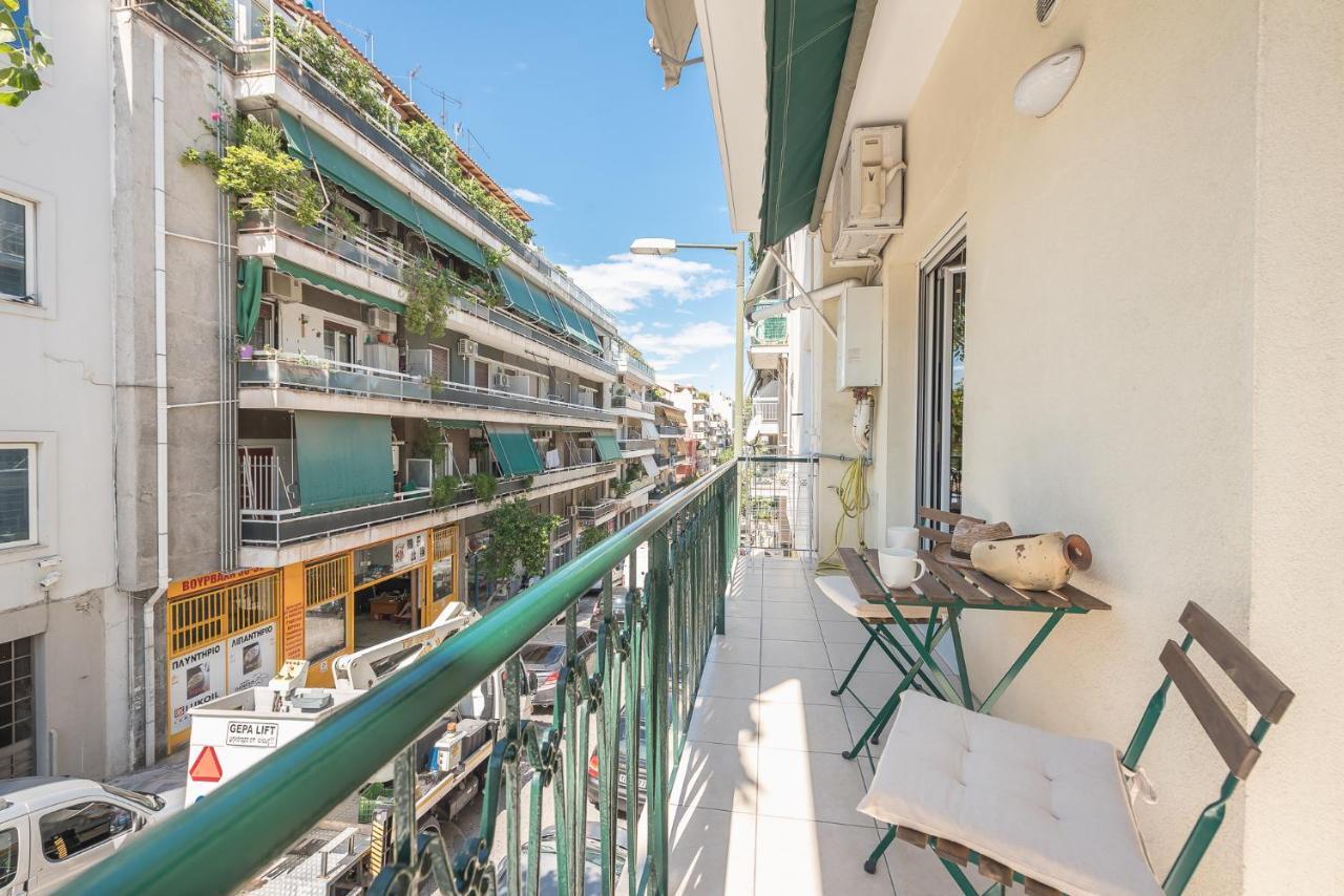 Stylish 2Bdr Apt By Acropolis Athen Exterior foto
