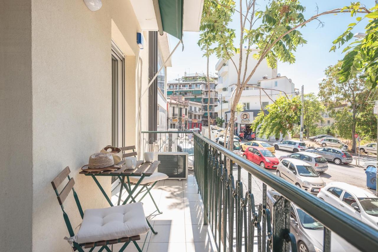 Stylish 2Bdr Apt By Acropolis Athen Exterior foto